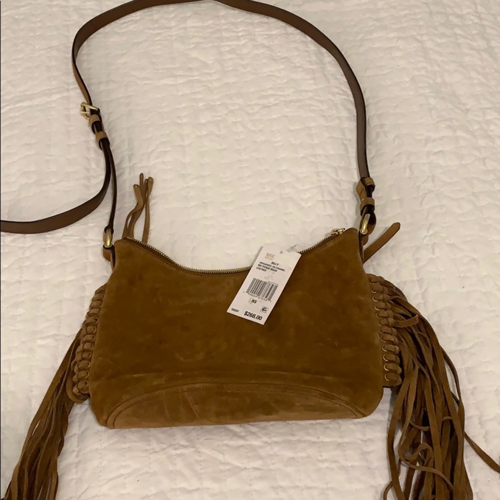 Caramel color Michael Kors purse
